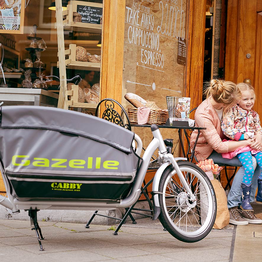 Gerade das Radfahren mit Kindern stellt besonders hohe Anforderungen an die Sicherheit und Zuverlässigkeit. Deshalb hat Gazelle einige spezielle Mama- und Papa-Fahrräder, mit denen Sie sorglos losziehen können.
