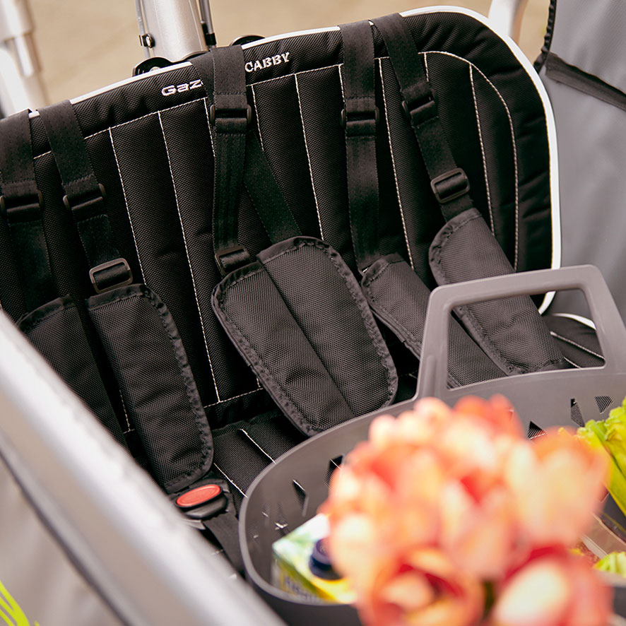 De Gazelle bakfiets is super stevig en praktisch onverwoestbaar.