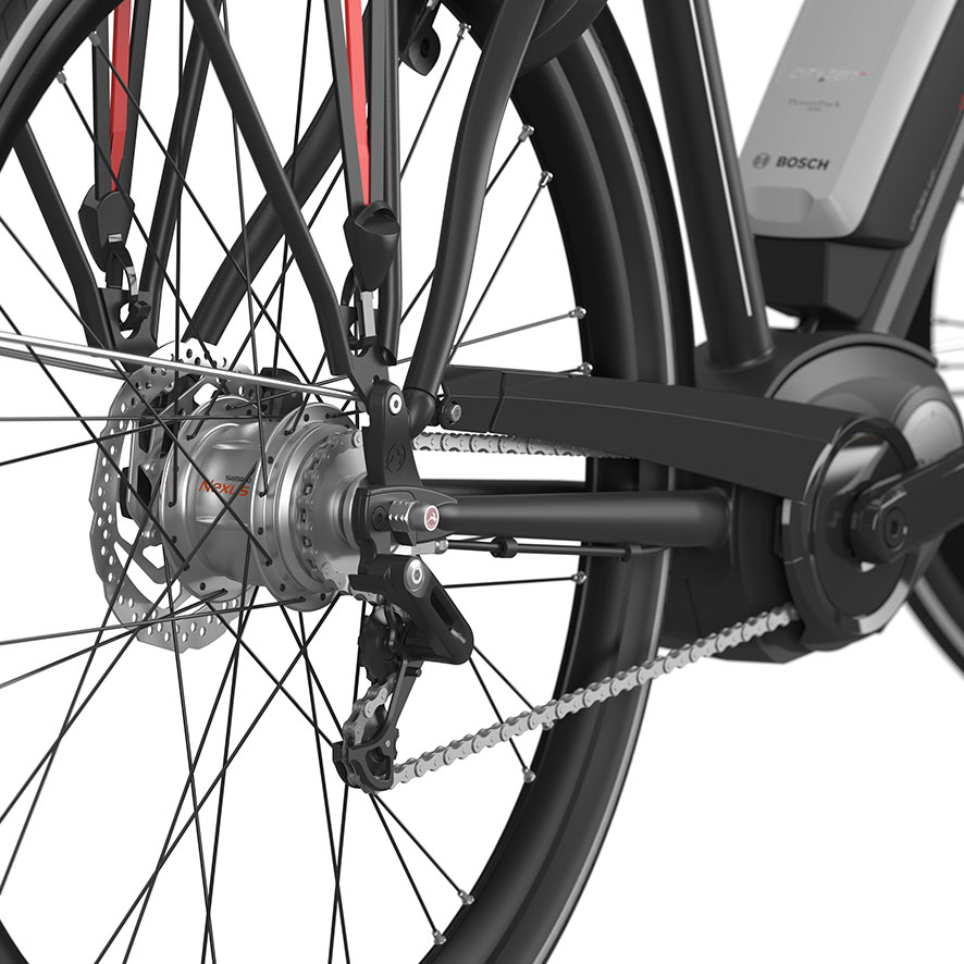 Met een derailleurversnelling kies je eenvoudig een passende versnelling