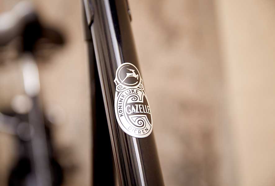 The ladies’ step-through in the frame is a striking shape on the granny bike. The straight down tube is matched with a markedly curved top tube. The luggage carrier on the granny bike is strong and dependable. Its attachment to the bike frame makes it simple to carry a bag with shopping or your sports kit bag!
