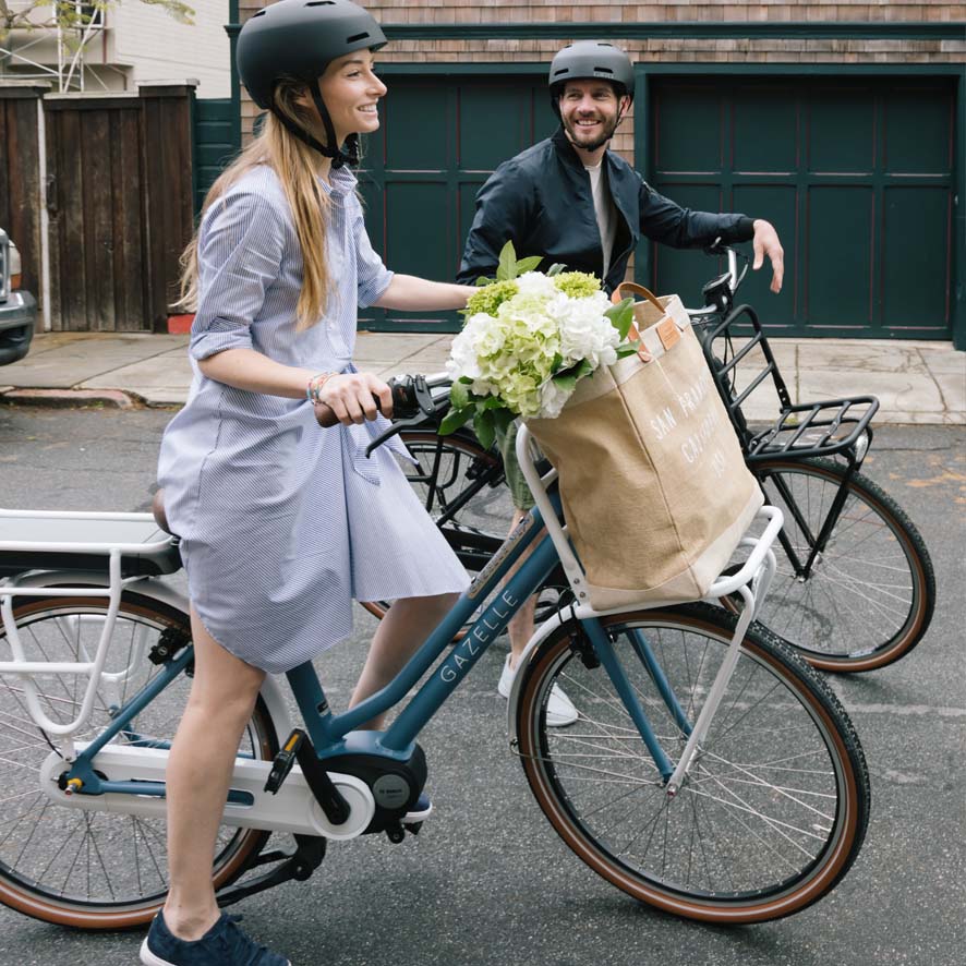 gazelle bike basket