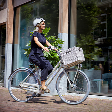 gazelle bike basket